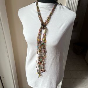 Glass Seed Bead Necklace